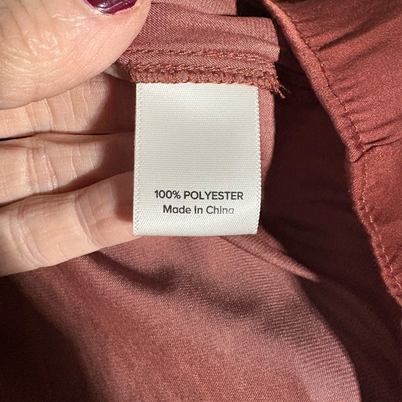 Evereve Rust Ruffle Blouse - Picture 10 of 12